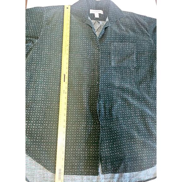 VTG Victoria’s Secret Country Green Floral Nightgown Sleep Shirt Dress L 3285 - Picture 6 of 9